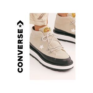 Converse One Star Platform Mountain Club Fleece Lined Suede Hiking Boots